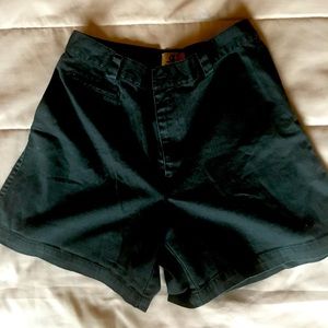 Size 6 high waisted black shorts